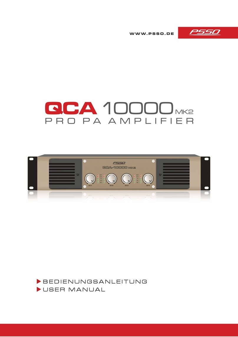 PSSO QCA-10000 MK2 Manual de usuario