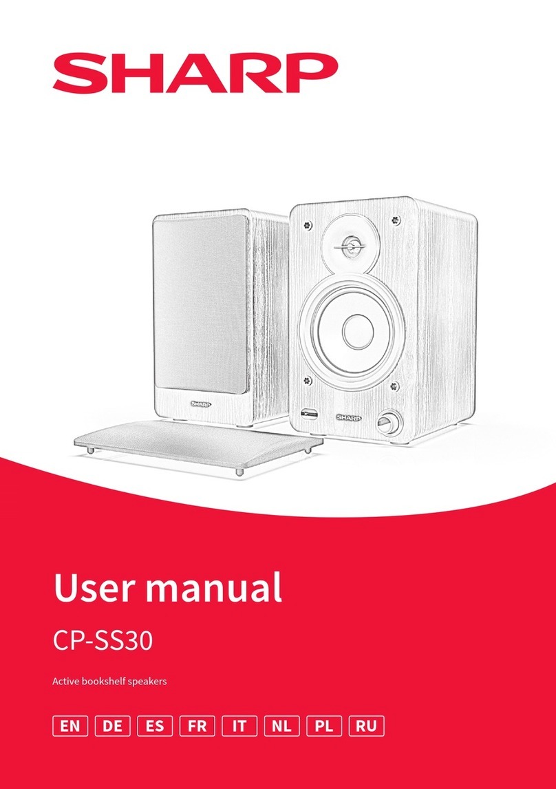 Sharp CP-SS30BK Manual de usuario