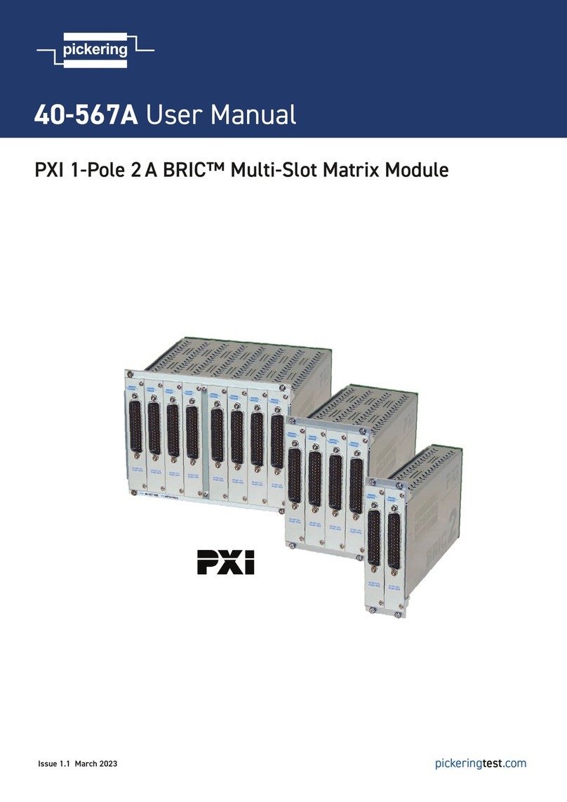 Pickering 40-567A Manual de usuario