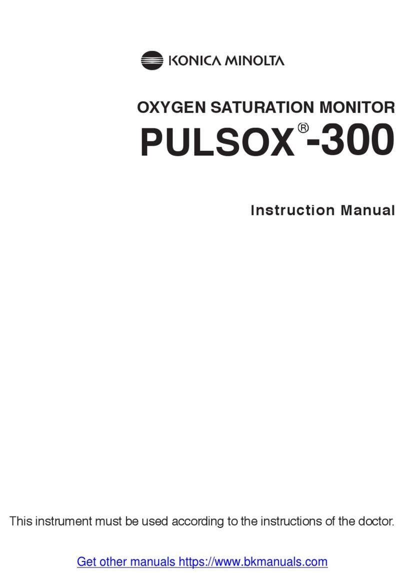 Konica Minolta PULSOX-300 Manual de usuario