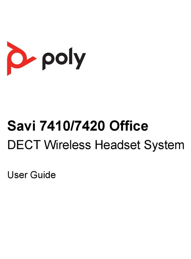 Poly Savi 7410 Office Manual de usuario