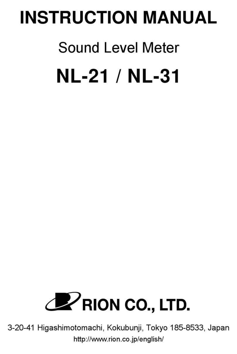 Rion NL-21 Manual de usuario