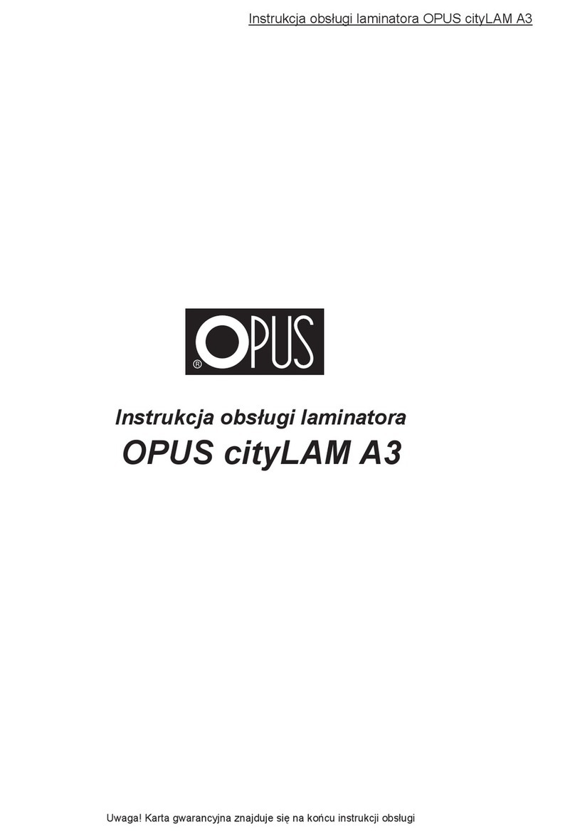 Opus cityLAM A3 Manual de usuario