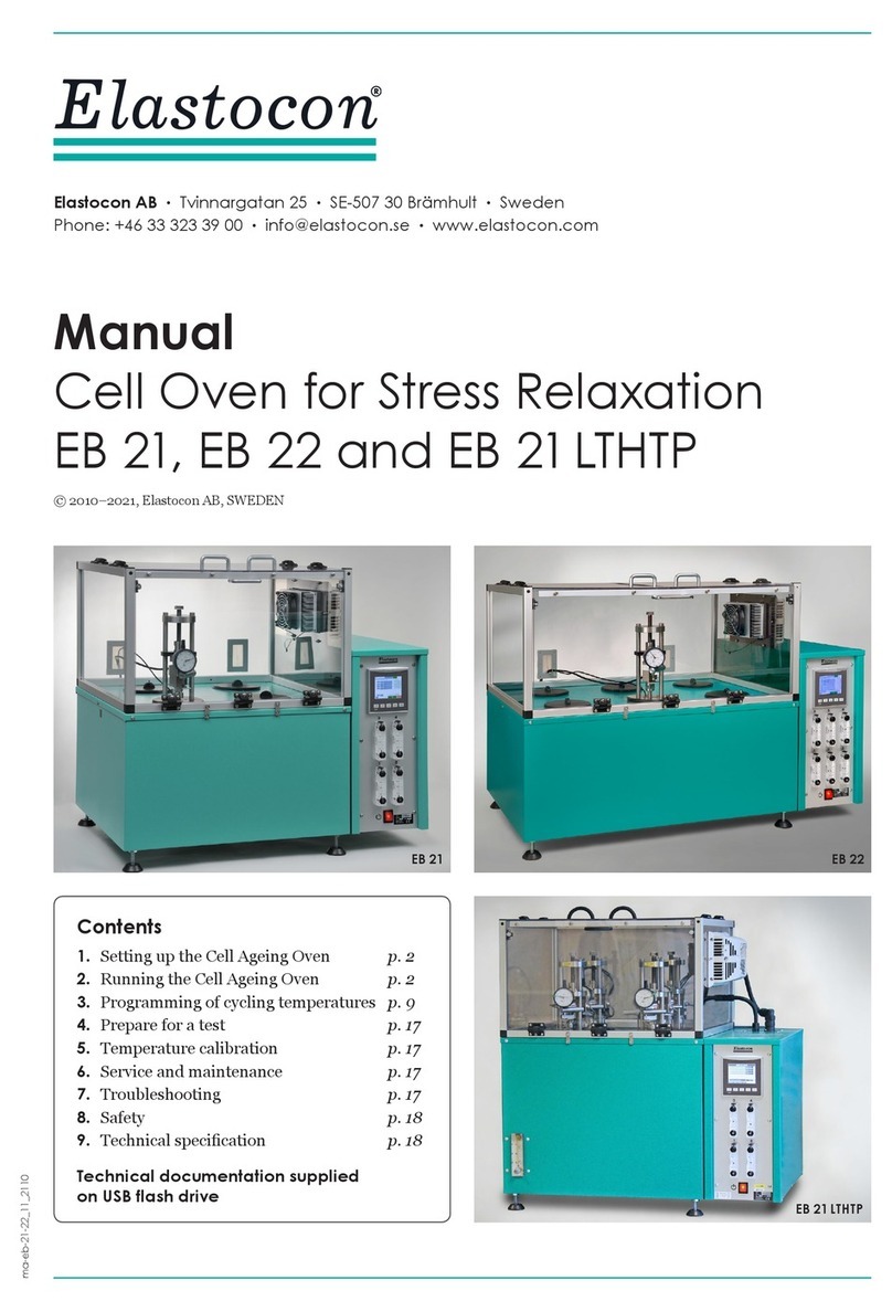 Elastocon EB 21 Manual de usuario