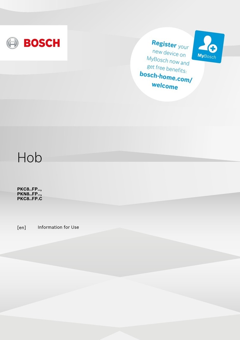 Bosch PKC8 FP Series Hoja de especificaciones