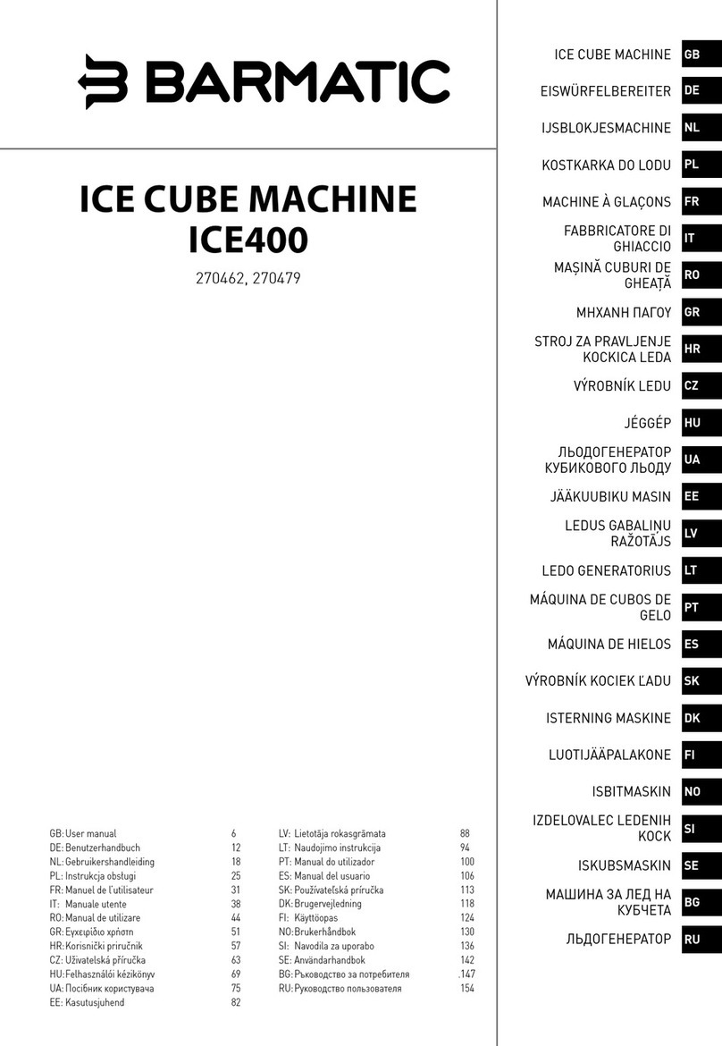 BARMATIC ICE400 Manual de usuario