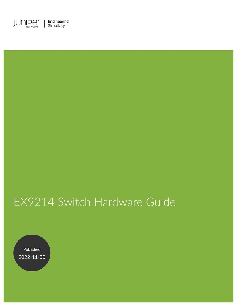 Juniper EX9214 Instrucciones de instalación