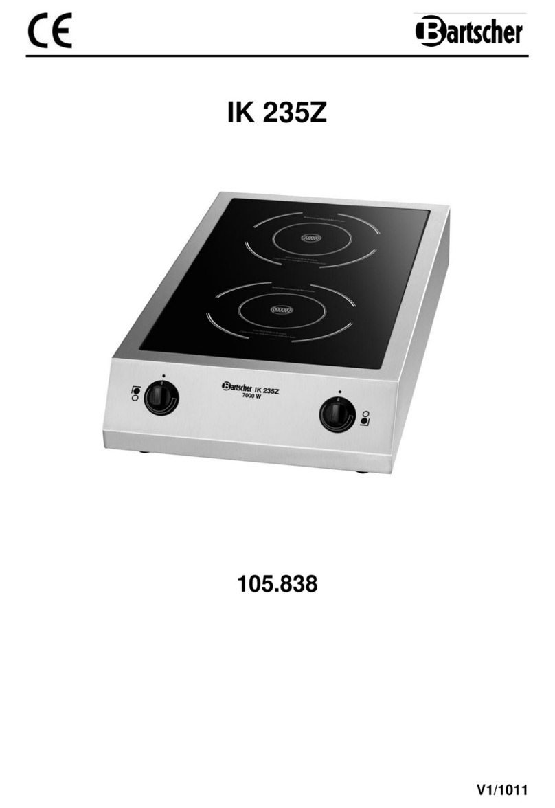Bartscher 105.838 Manual de usuario