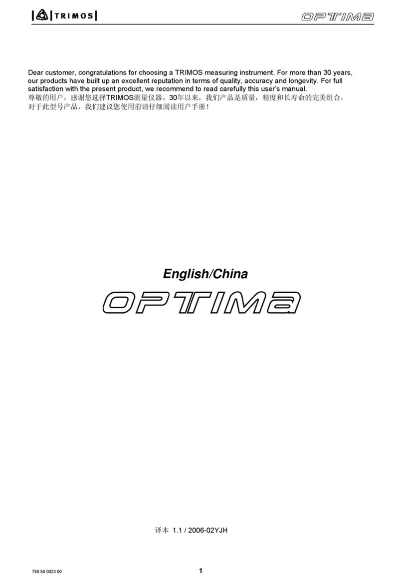 TRIMOS OPTIMA Manual de usuario