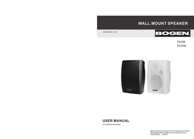 Bogen FG20B Manual de usuario