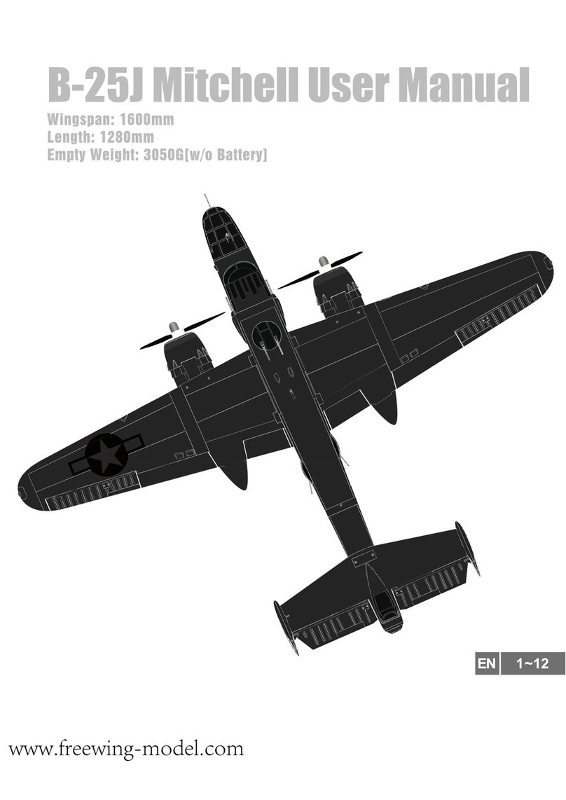 FLIGHT LINE B-25J Manual de usuario FLIGHT LINE B-25J Manual de usuario