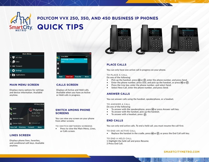 Polycom VVX 250 Instrucciones de montaje Polycom VVX 250 Instrucciones de montaje