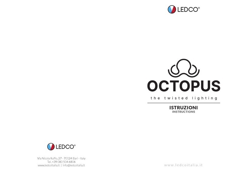 Ledco OCTOPUS Manual de usuario