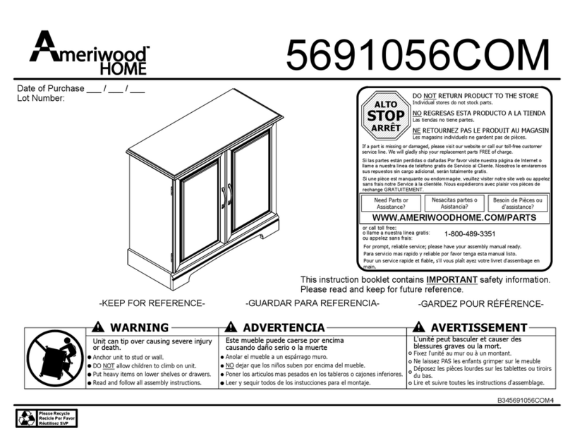 Ameriwood HOME 5691056COM Manual de usuario