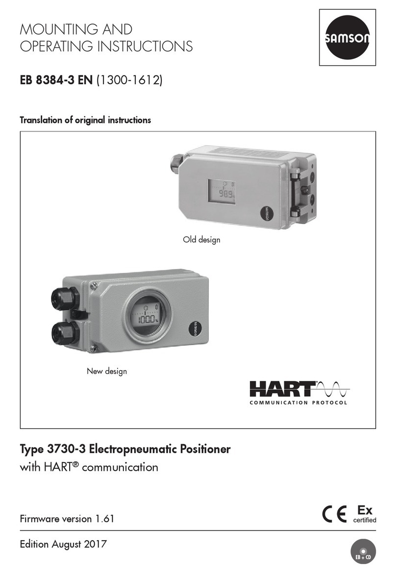 Samson TROVIS 3730-3 Manual de servicio