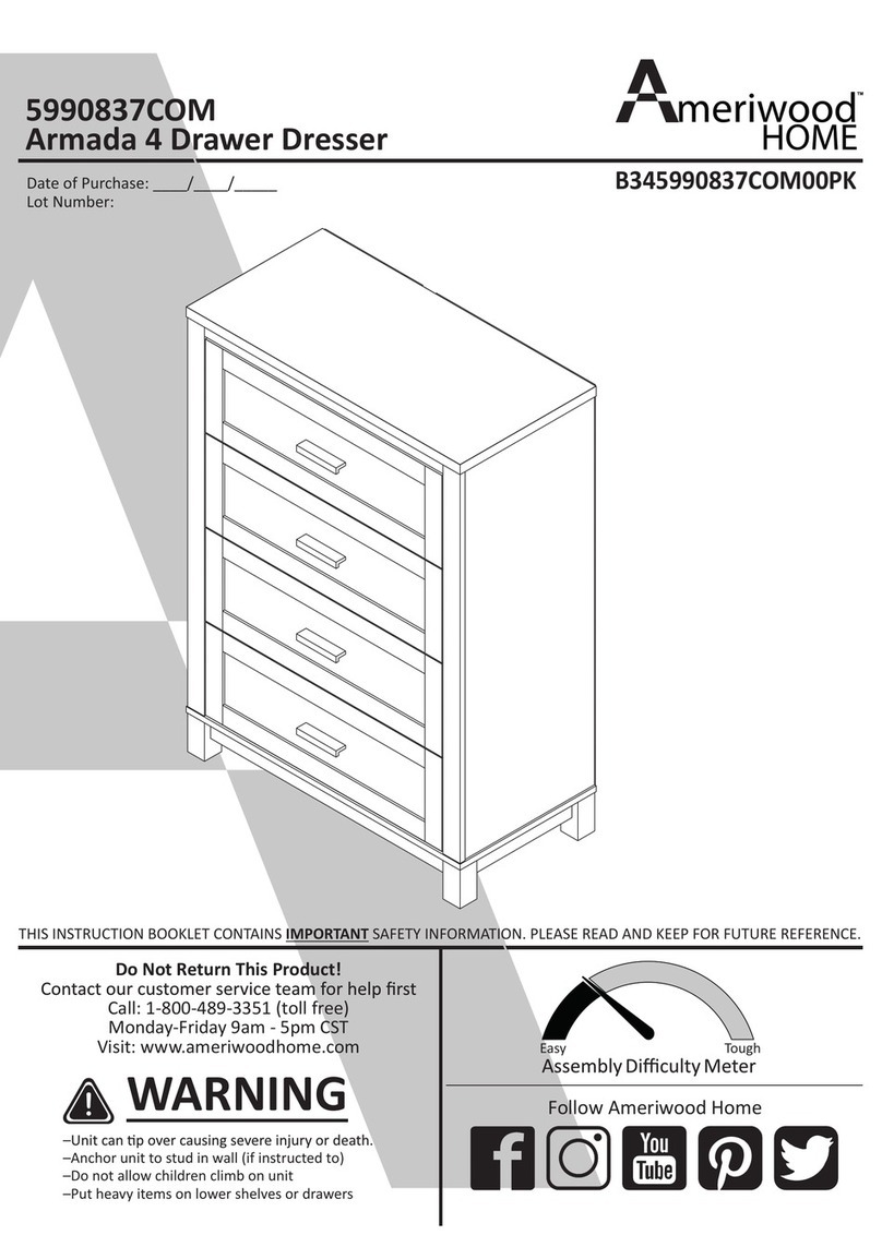 Ameriwood HOME Armada 5990837COM Manual de usuario