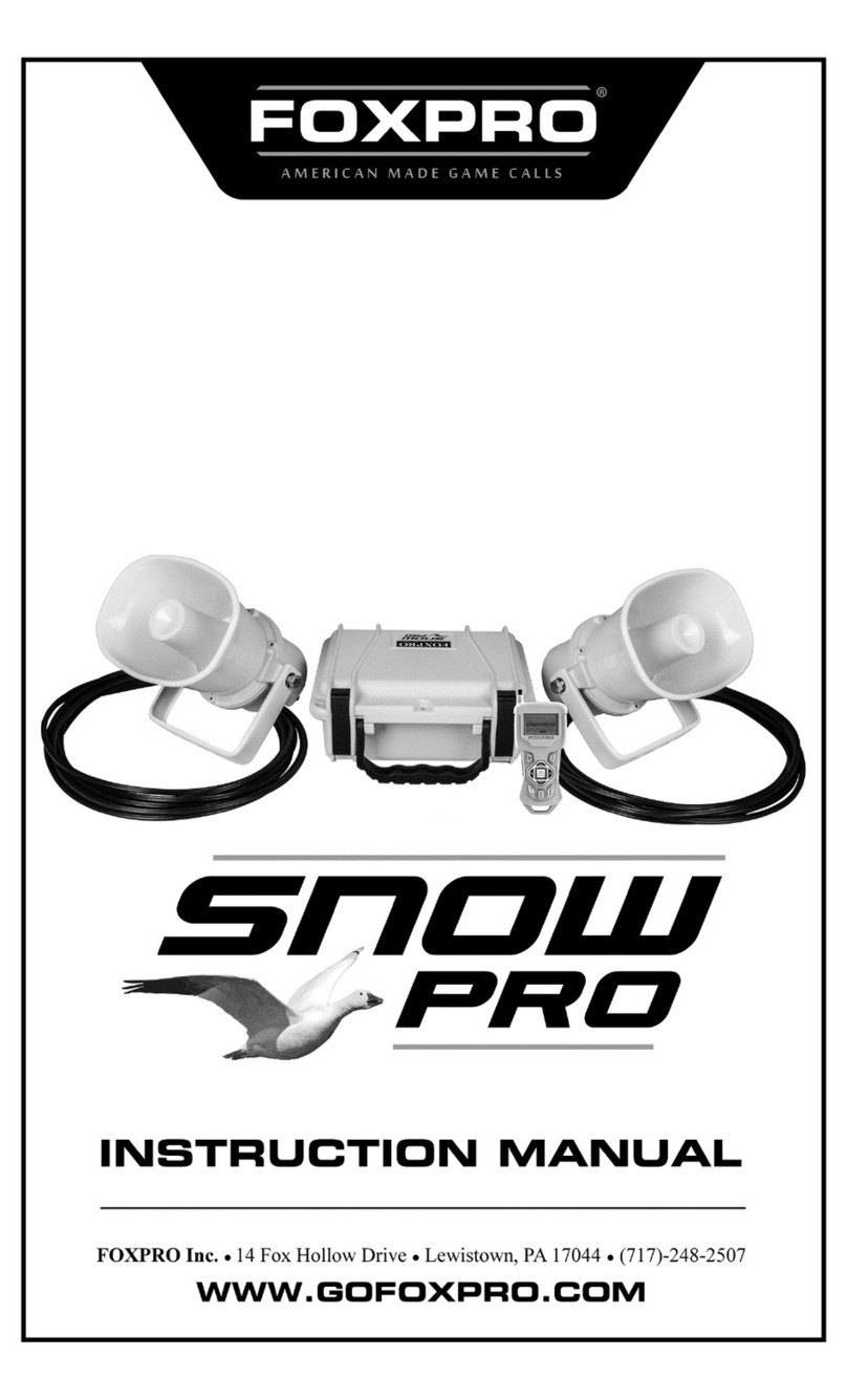 Foxpro SNOWPRO Manual de usuario