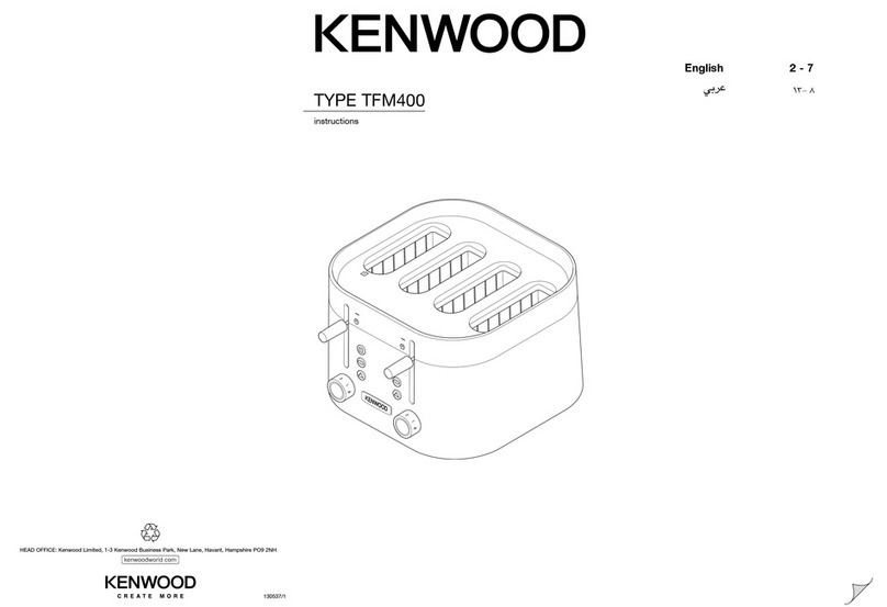 Kenwood TFM400 Manual de usuario