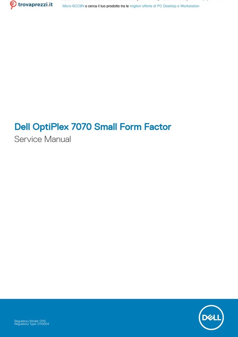 Dell Optiplex 7070 Small Form Factor Manual de usuario