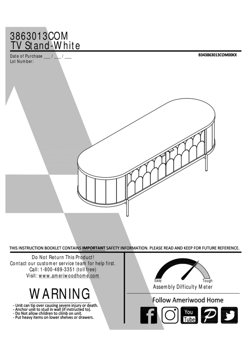Ameriwood HOME 3863013COM Manual de usuario