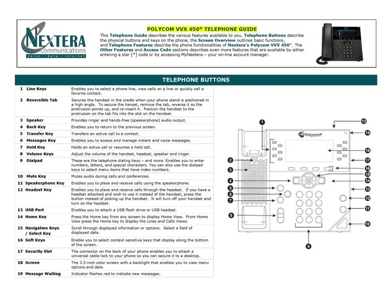 Polycom VVX 450 Manual de usuario