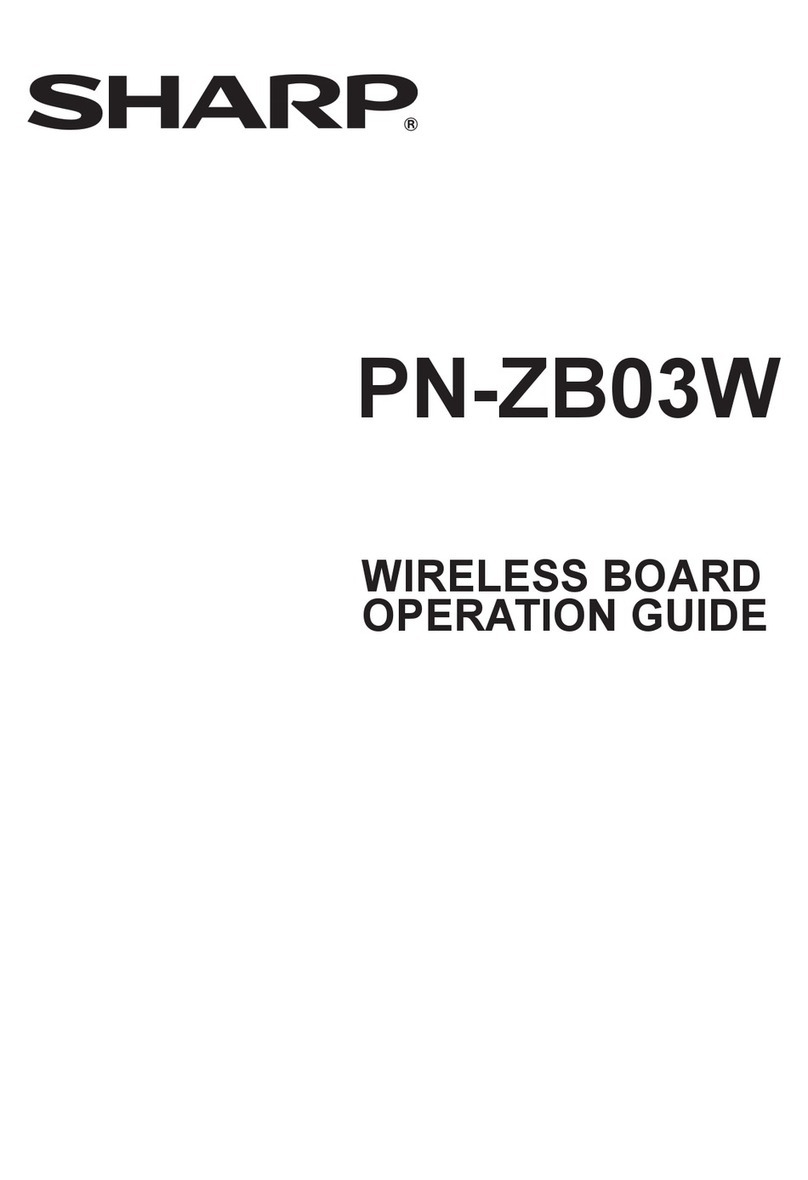 Sharp PN-ZB03W Manual de usuario