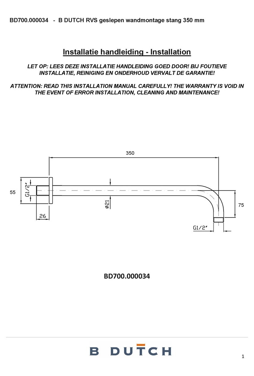 B DUTCH BD700.000034 Manual de usuario B DUTCH BD700.000034 Manual de usuario
