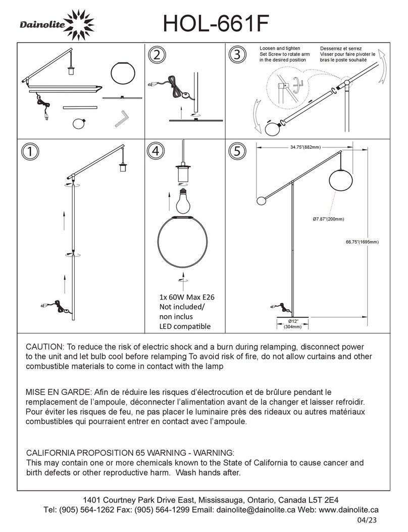 Dainolite HOL-661F Manual de usuario