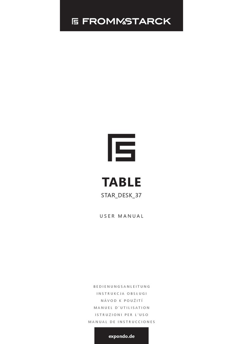 Fromm&Starck STAR-DESK-37 Manual de usuario
