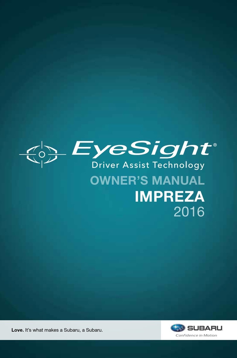 Subaru Impreza 2016 Manual de usuario