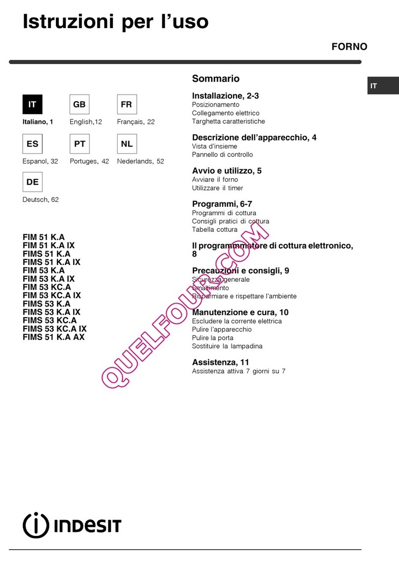 Indesit FIM 51 K.A Manual de usuario