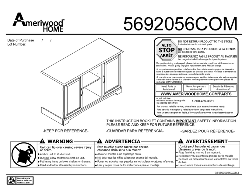Ameriwood HOME 5692056COM Manual de usuario