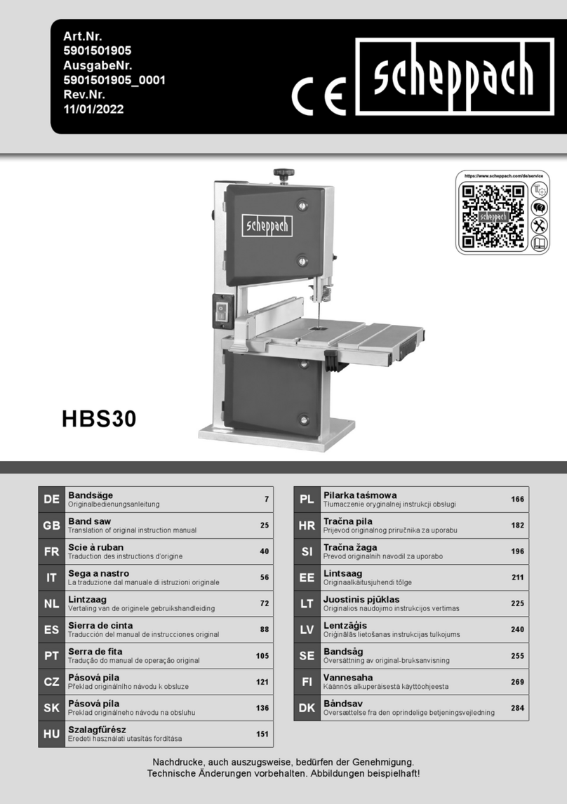 Scheppach HBS30 Guía del usuario