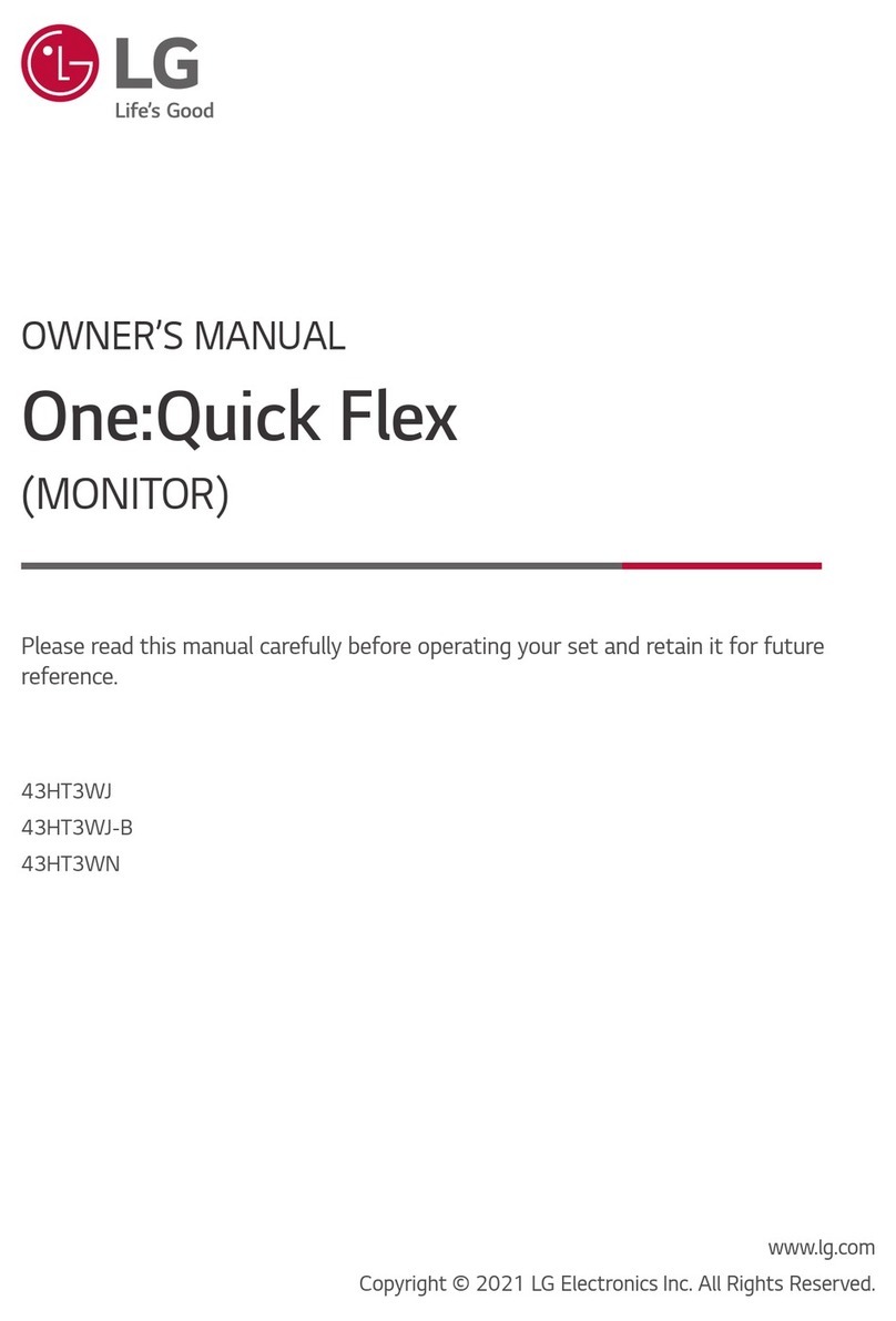 LG One:Quick Flex 43HT3WN Manual de usuario