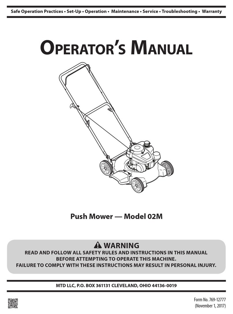 MTD 02M Manual de usuario