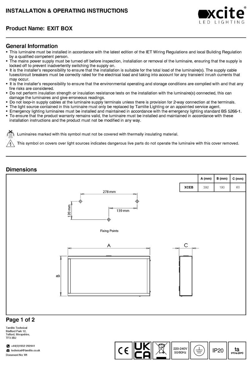 X-Cite EXIT BOX Manual