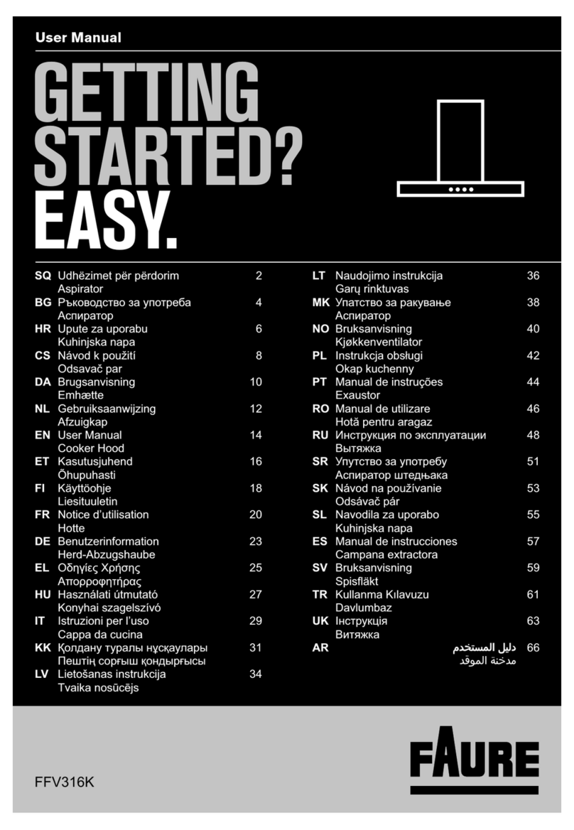 FAURE FFV316K Manual de usuario