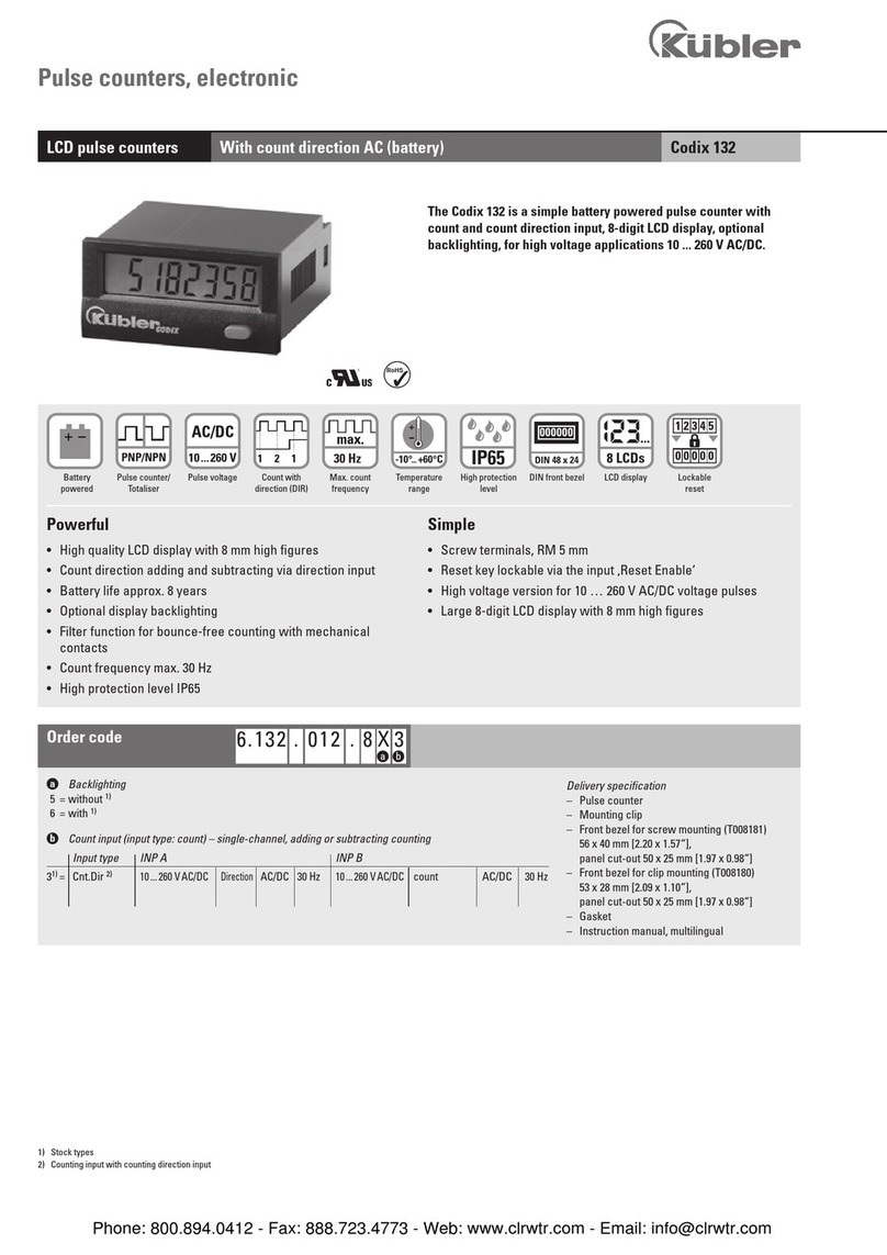 Kübler codix 132 Manual de usuario