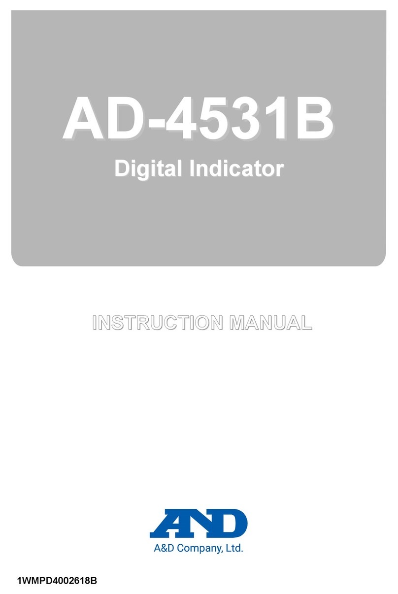 A&D AD-4531B Manual de usuario