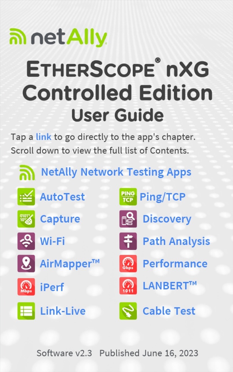 netAlly ETHERSCOPE nXG Manual de usuario