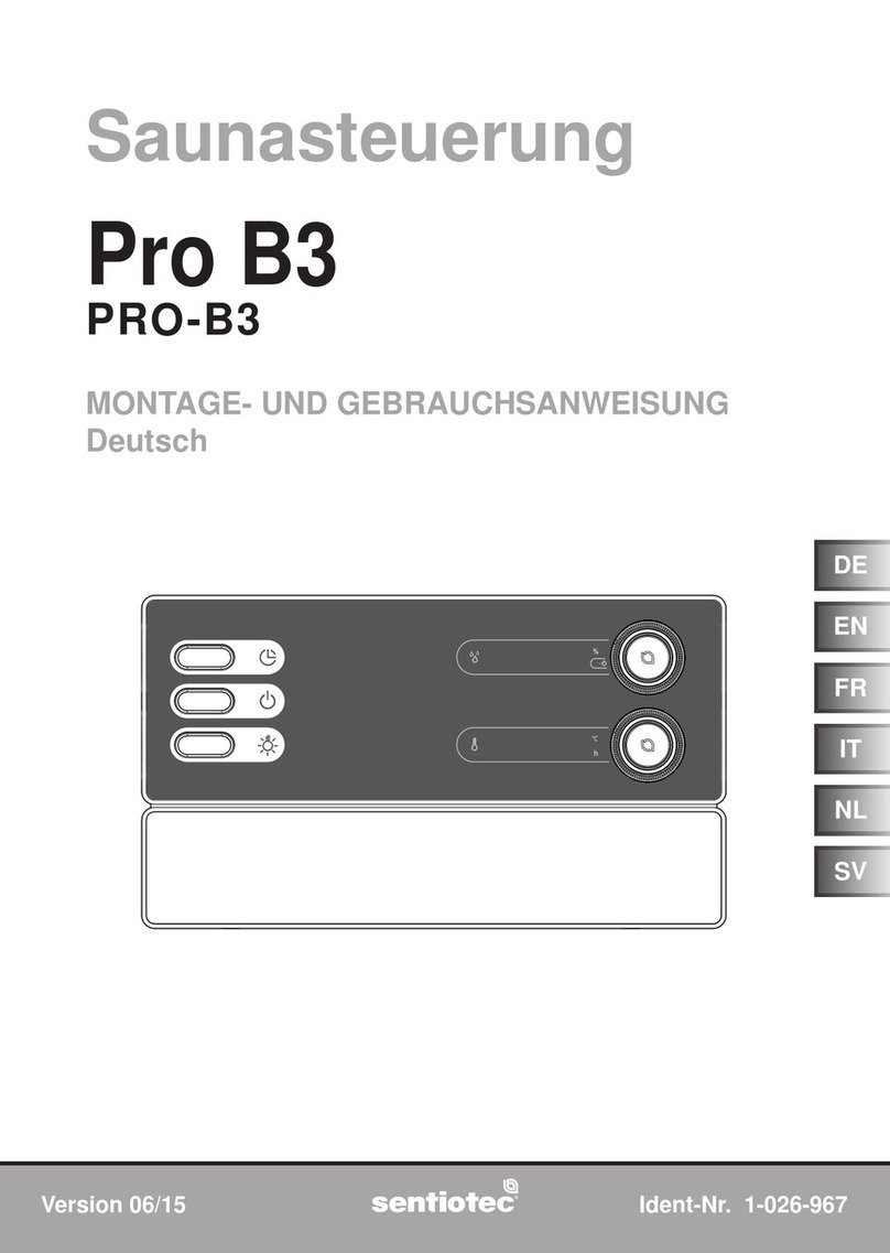 Sentiotec Pro B3 Manual de usuario