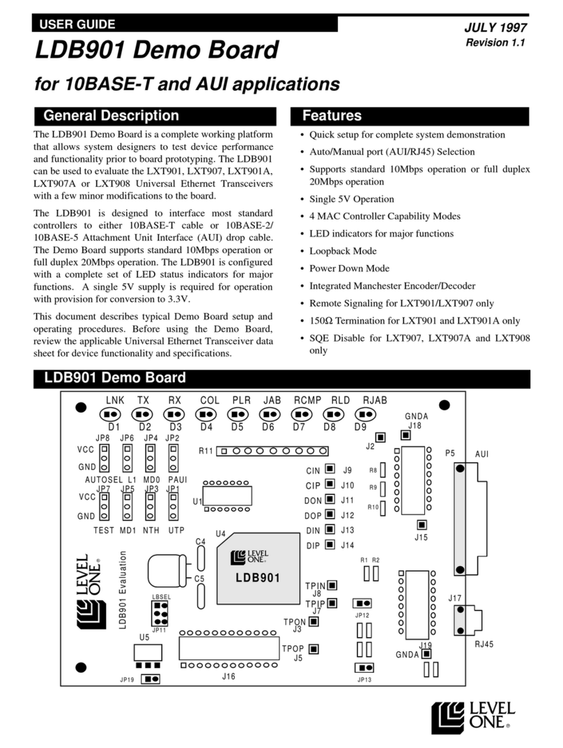 LevelOne LDB901 Manual de usuario