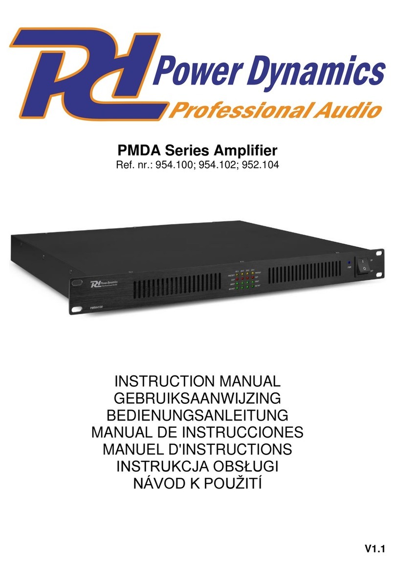 Power Dynamics PMDA Series Manual de usuario