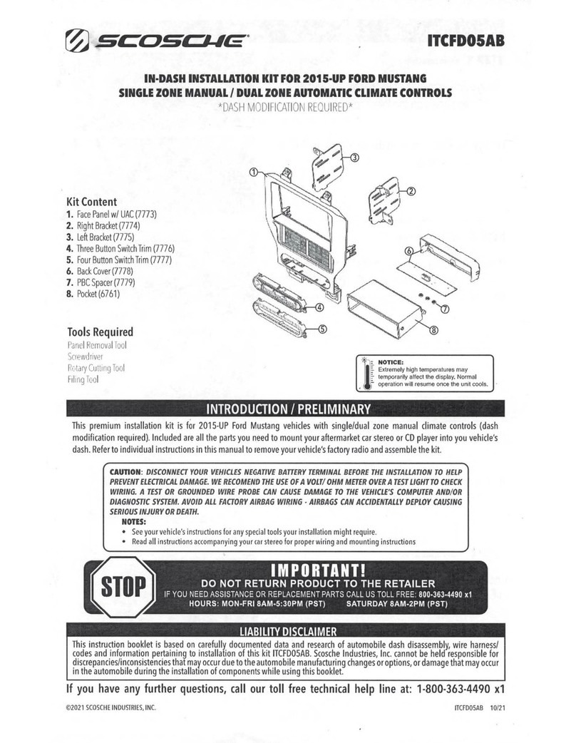 Scosche ITCFDOSAB Manual de usuario