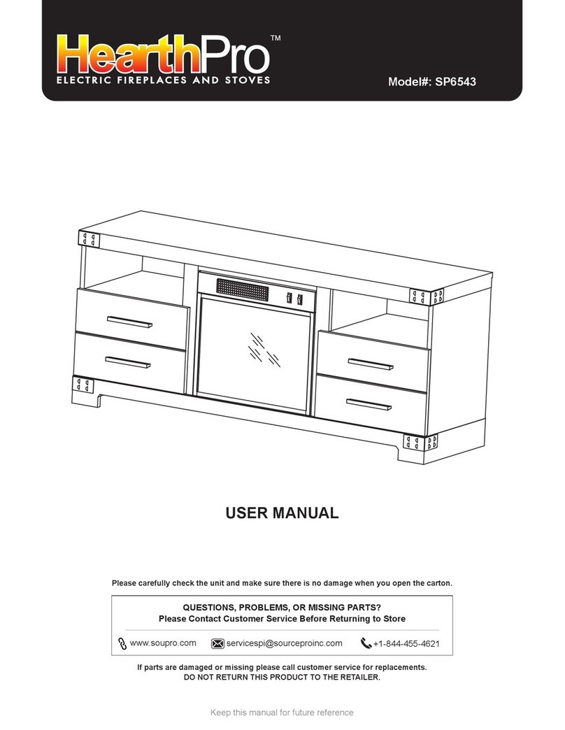 HearthPro SP6543 Manual de usuario
