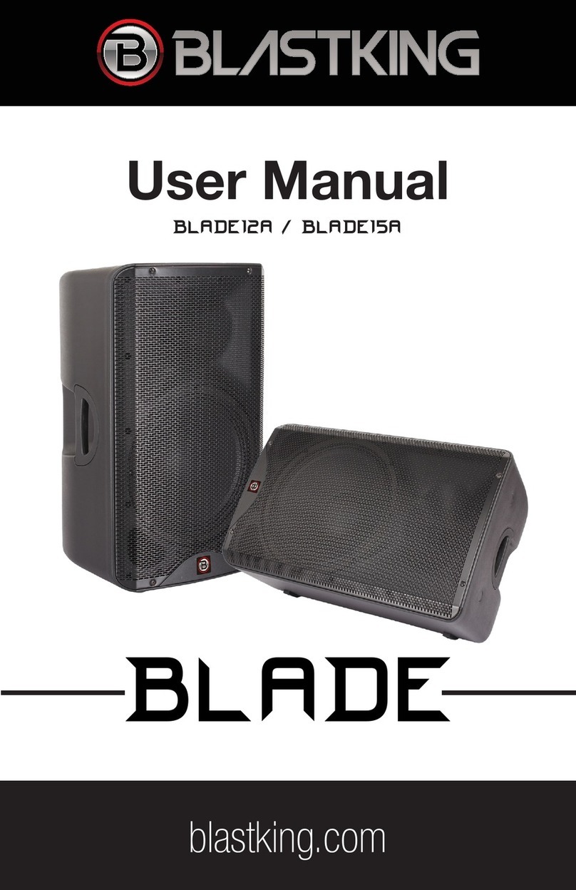 BlastKing BLADE12A Manual de usuario BlastKing BLADE12A Manual de usuario