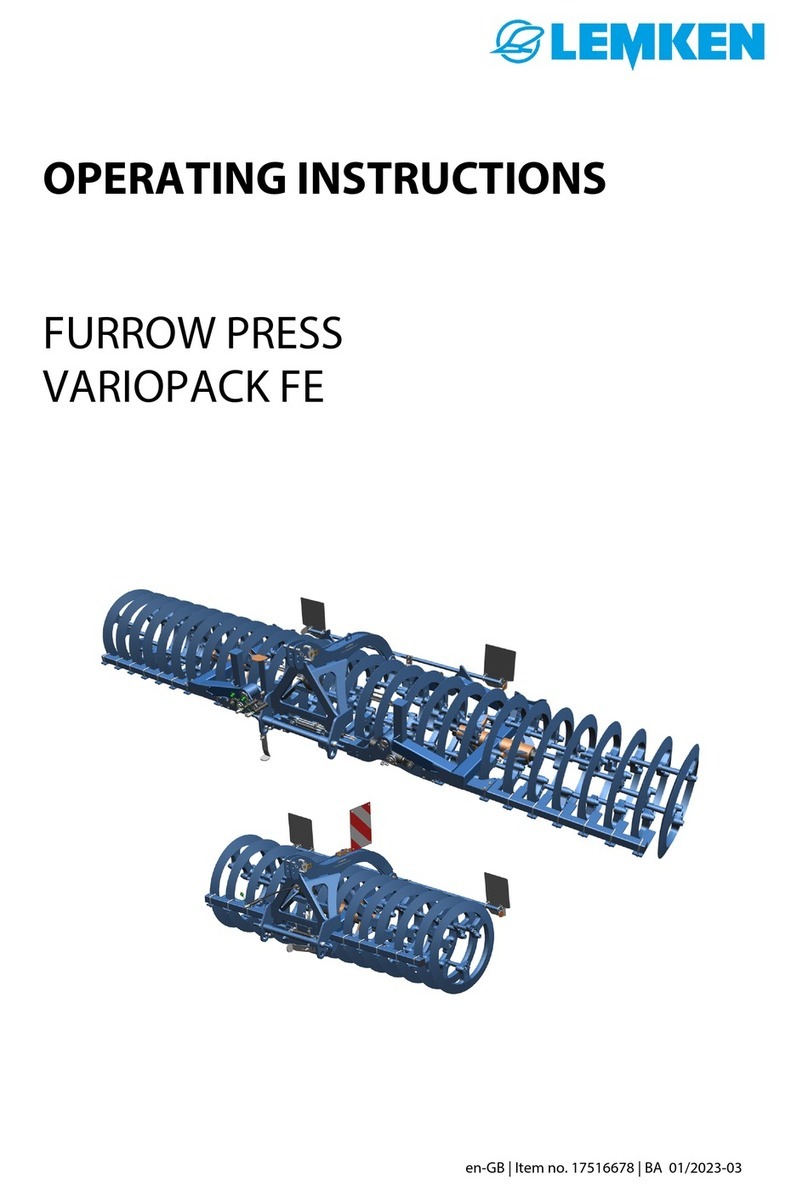 LEMKEN VARIOPACK FE Manual de usuario