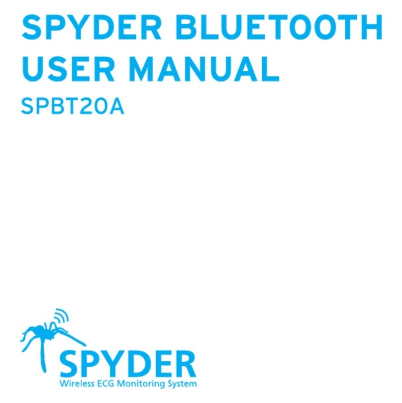 WEB Biotechnology SPYDER BLUETOOTH Manual de usuario