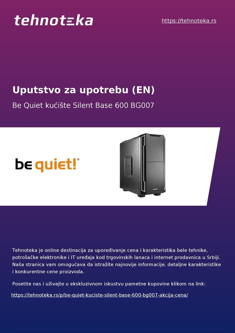 BE QUIET! BG007 Manual de usuario