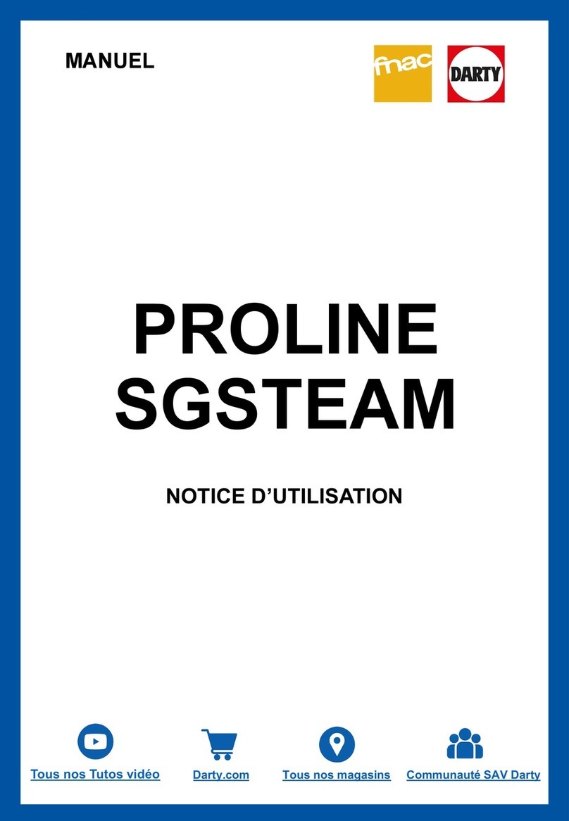 Proline SGSTEAM Manual de usuario